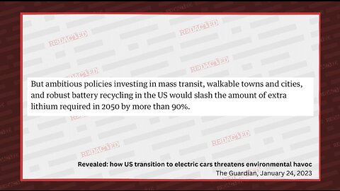 New BOMBSHELL Report on Electric Cars will change everything Redacted with Clayton Morris
