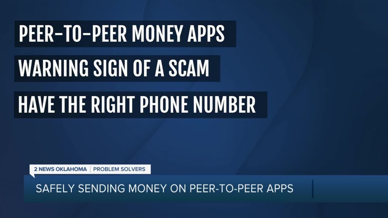 Safely Sending Money on Peer-to-Peer Apps