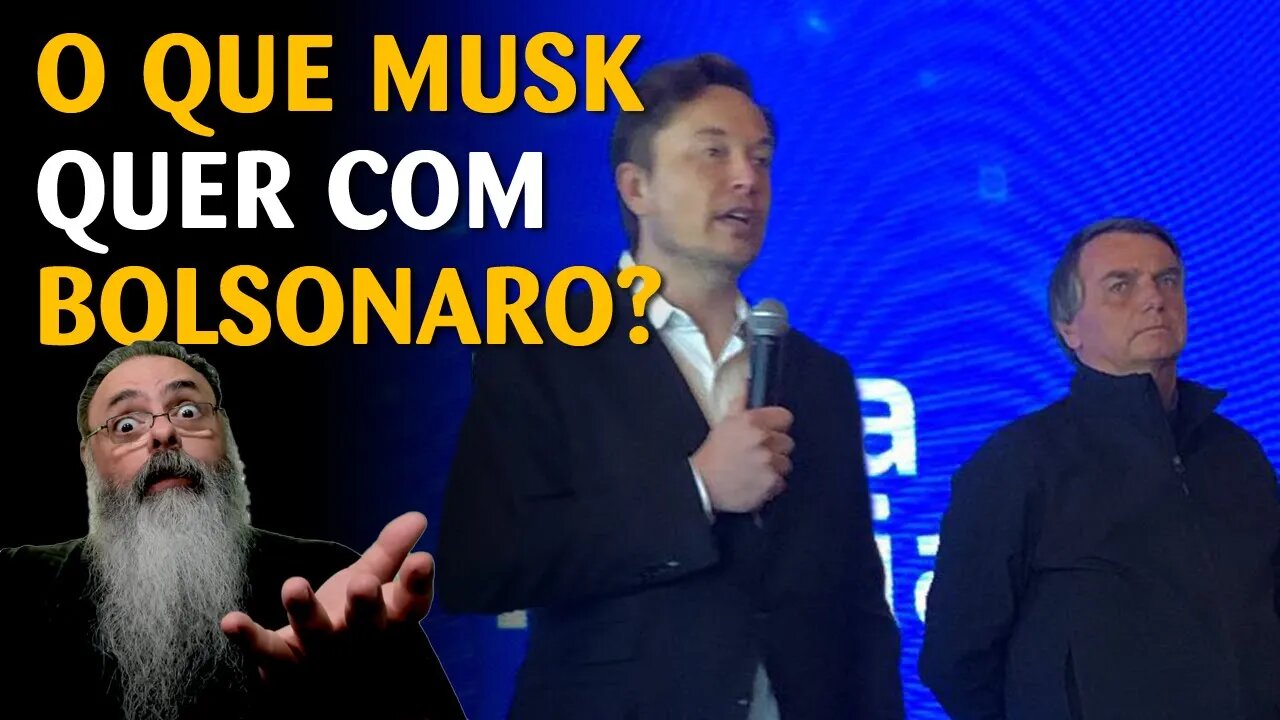 BOLSONARO se encontra com ELON MUSK no interior de SÃO PAULO: o que vai sair disso?