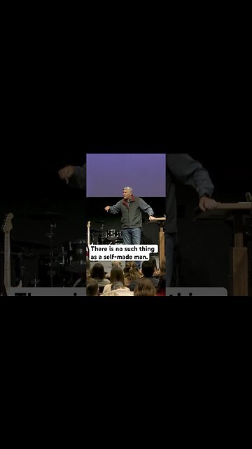 There is no such thing as a self-made man. - #sermon #shorts #jesus