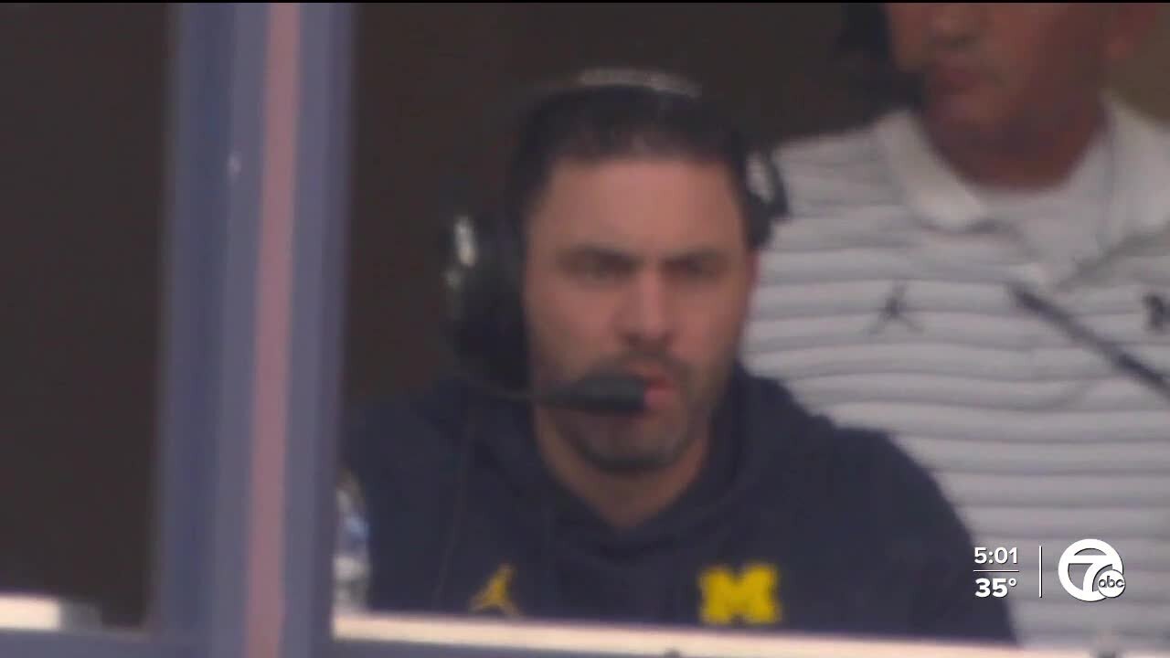 Michigan co-offensive coordinator Matt Weiss fired
