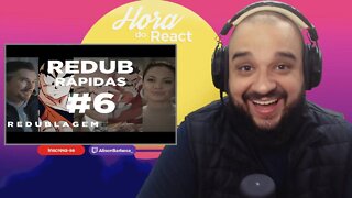 (REACT) Redub Rápidas #6 (Paródia Redublagem) - @O outro canal do Pabollo