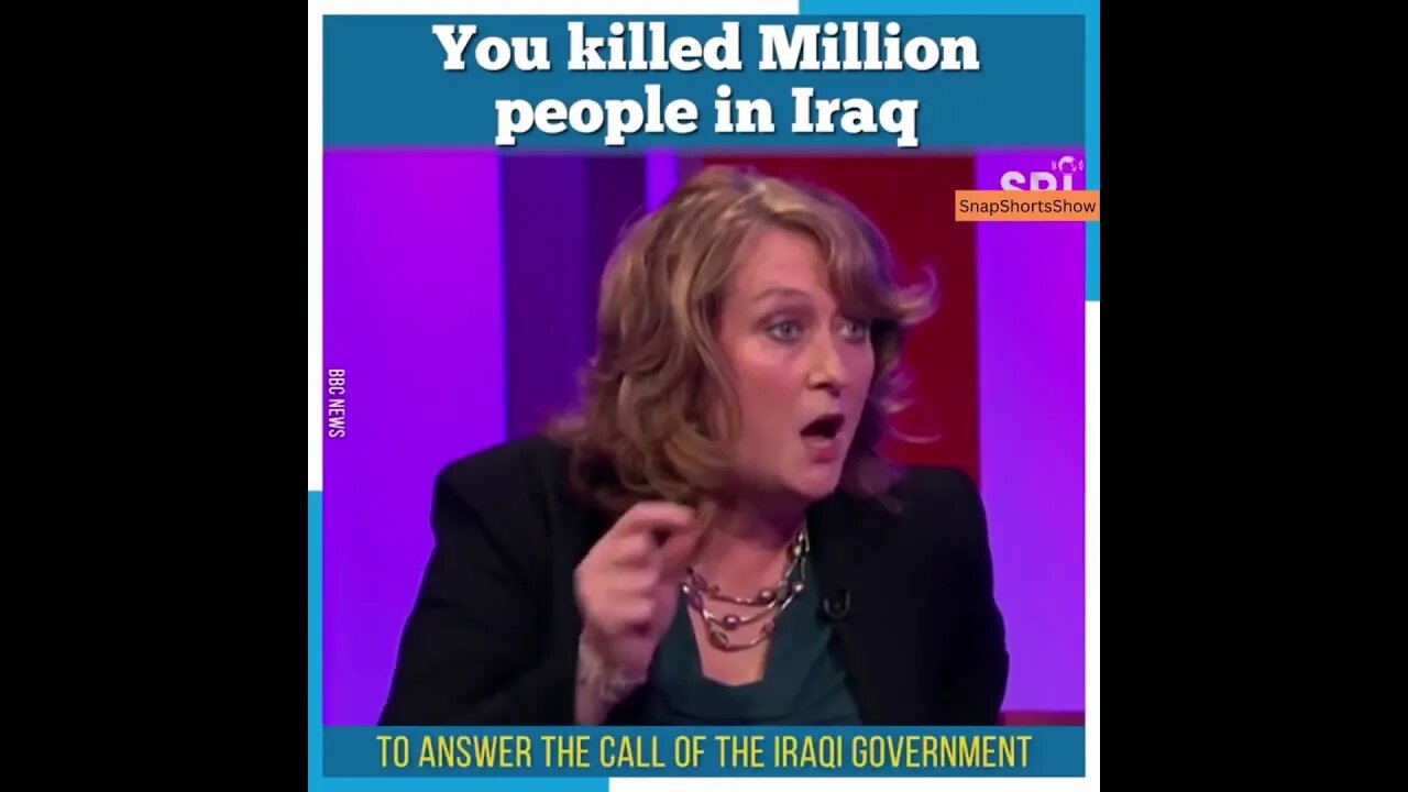 You killed a million people in Iraq - George Galloway