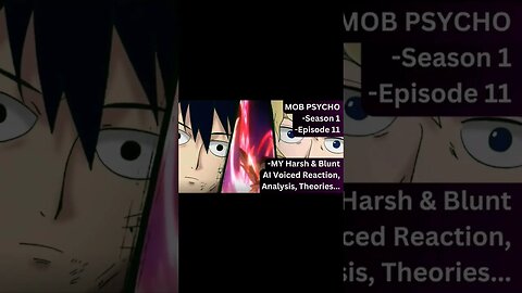 #mobpsycho100 - #season 1 #episode 11 - #voice #reaction SHORT