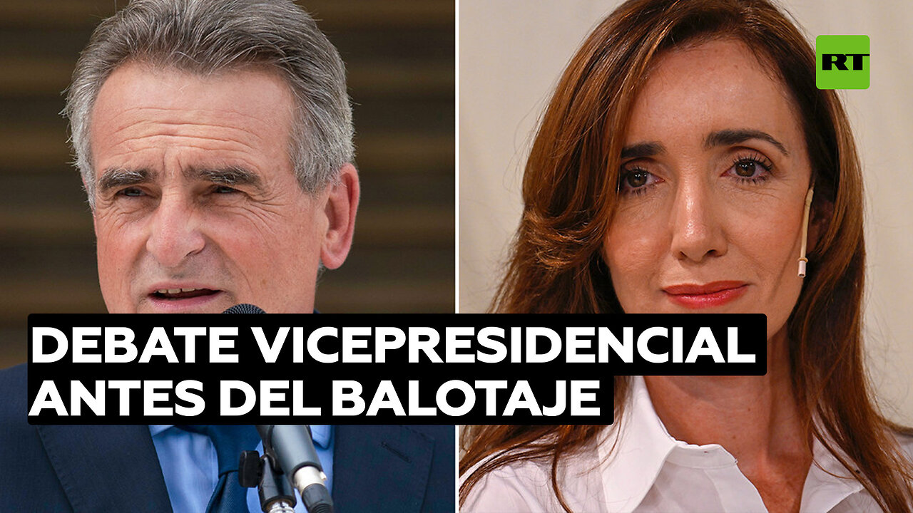 Los candidatos a vicepresidente de Argentina se enfrentan en el último debate antes del balotaje