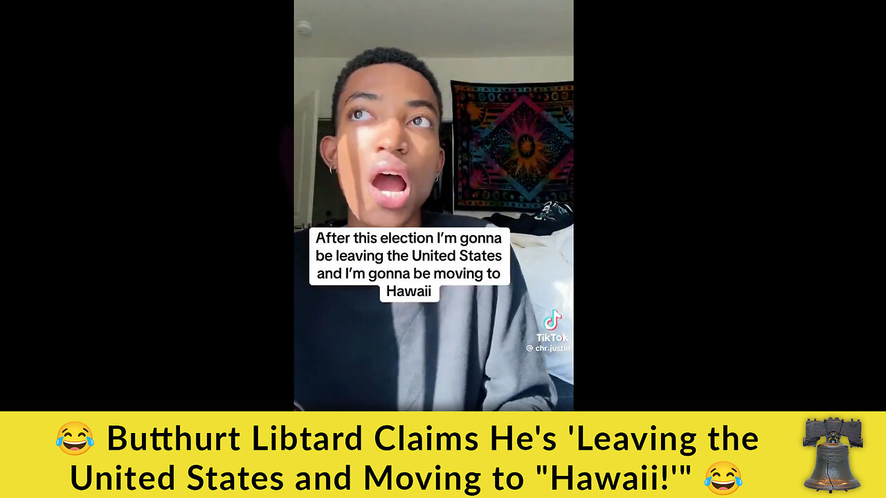 😂 Butthurt Libtard Claims He's 'Leaving the United States and Moving to "Hawaii!'" 😂