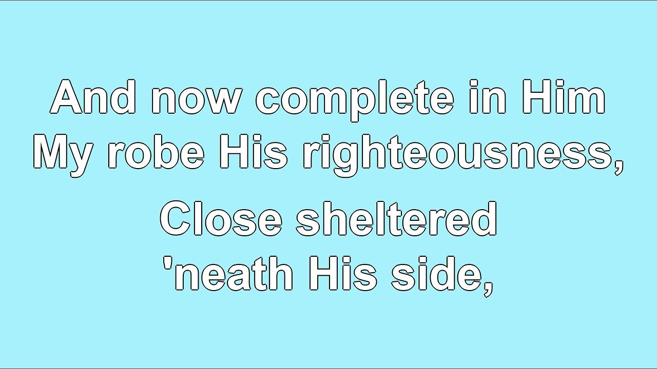 Jesus paid it all V3