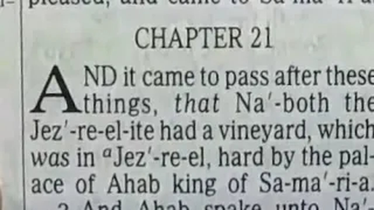 1 Kings: Chapters 21-22