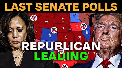 TRUMP IS LEADING Final 2024 Senate Map Projection