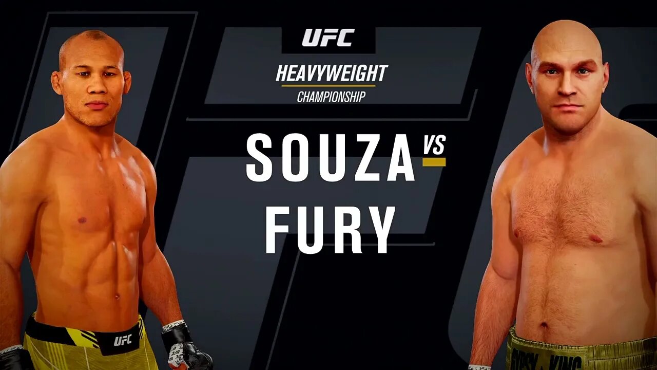 EA Sports UFC 4 Gameplay Tyson Fury vs Jacare Souza