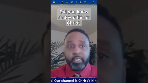 what you are in Christ
