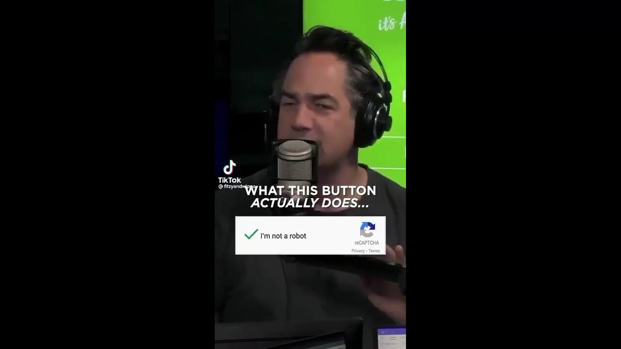What does the "I'm not a robot" button really do