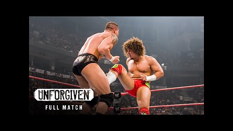 FULL MATCH - Carlito vs. Randy Orton: WWE Unforgiven 2006