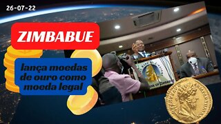 ZIMBABUE lança moedas de ouro como moeda legal