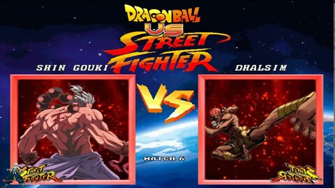 Dragon Ball VS Street Fighter 2 Play As Shin Akuma