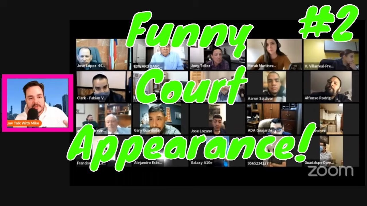 Funny court Appearance#2