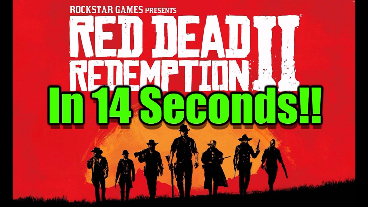 Red Dead Redemption 2 in 14 seconds