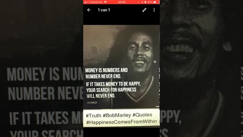 QUOTE OF THE WEEK Money is numbers and numbers never end