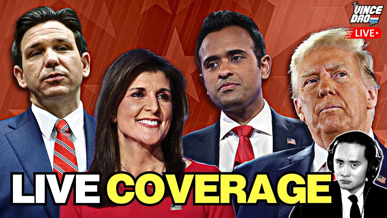 LIVE COVERAGE: GOP Iowa Caucus 2024 (ELECTION RESULTS & REACTION)