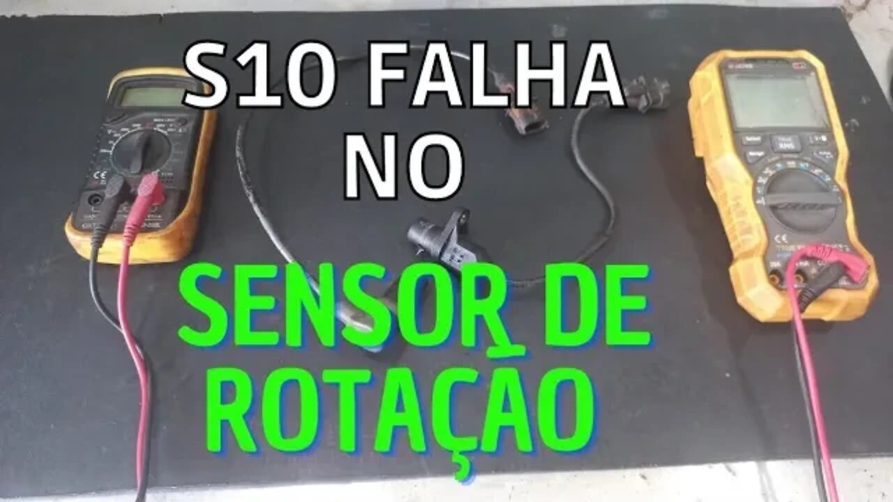 S-10 Falha no SENSOR DE ROTAÇÃO (Facil de testar)#motor #s10 #mecanica