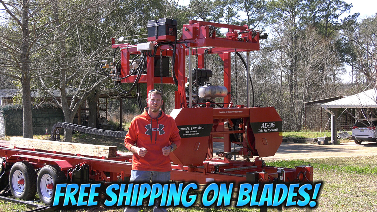 Free shipping on Sawmill Blades for February 2024!