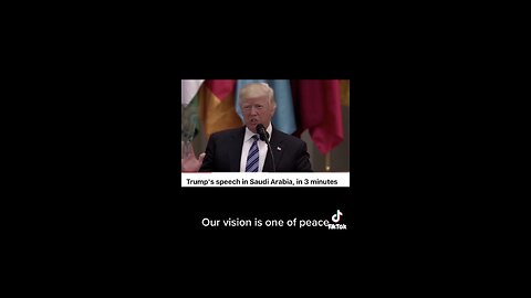 President Trump Speech Within His First Visit In Saudi Arabia 2017!!!*