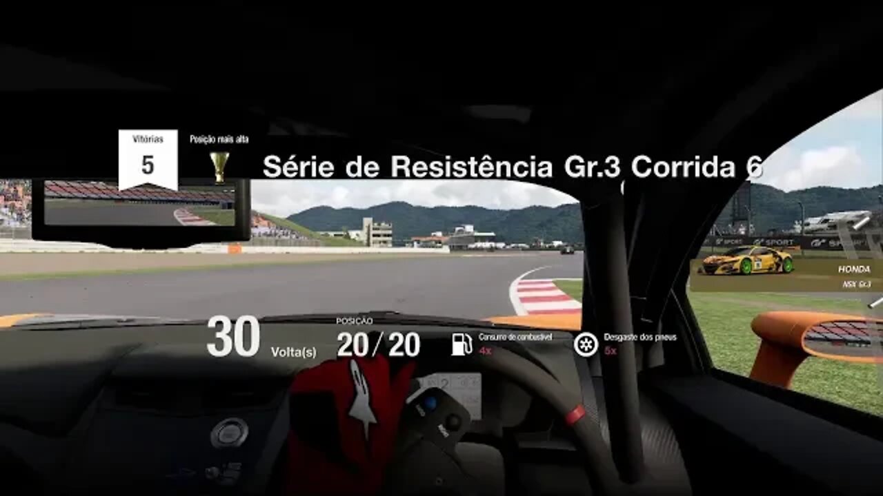 Gran Turismo Sport - Autopolis - No HUD - Honda NSX Gr. 3