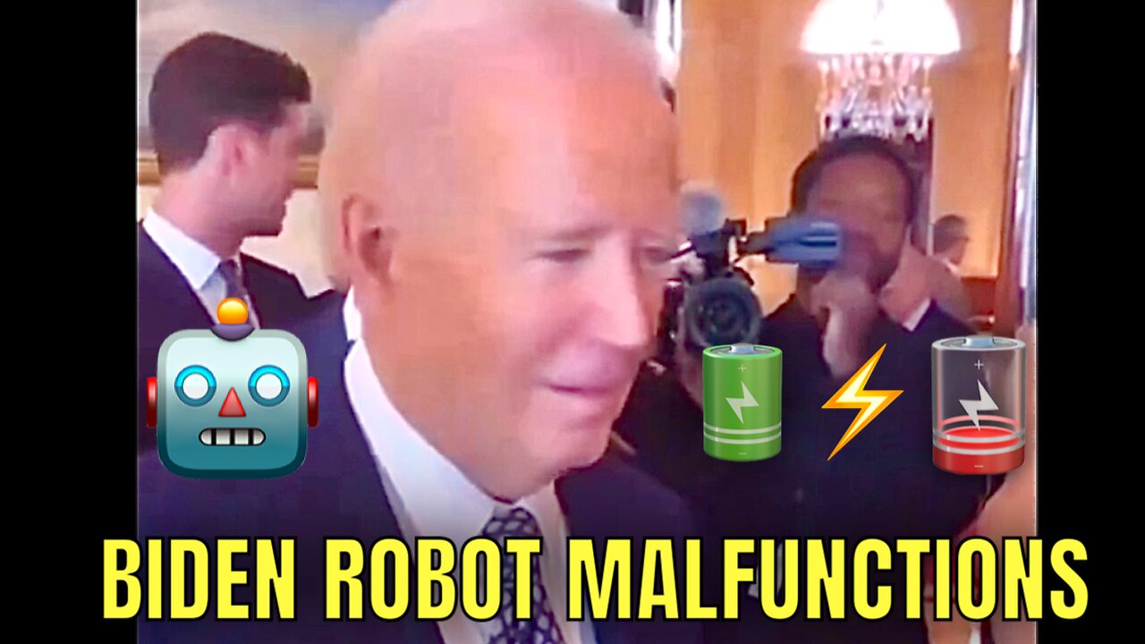 Biden’s Batteries COMPLETELY Drained TODAY during this conversation🪫