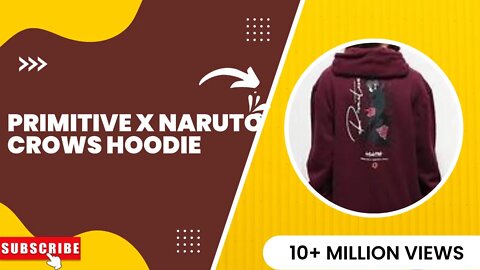 PRIMITIVE X NARUTO || CROWS HOODIE