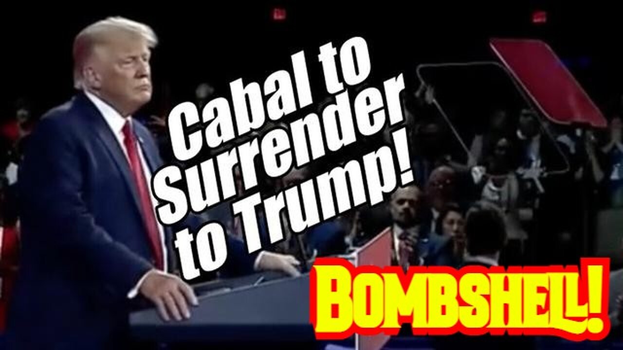 BOMBSHELL: Cabal to Surrender to Trump! "The Biden" Removal!