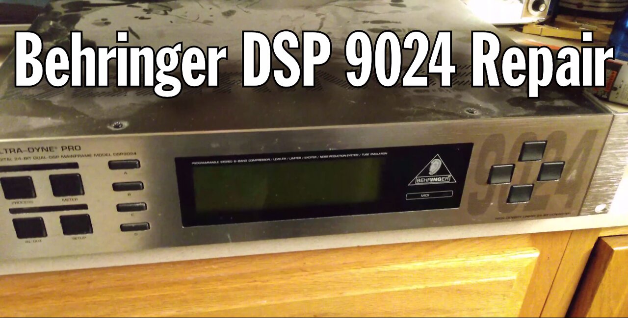 Behringer DSP-9024 boot failure