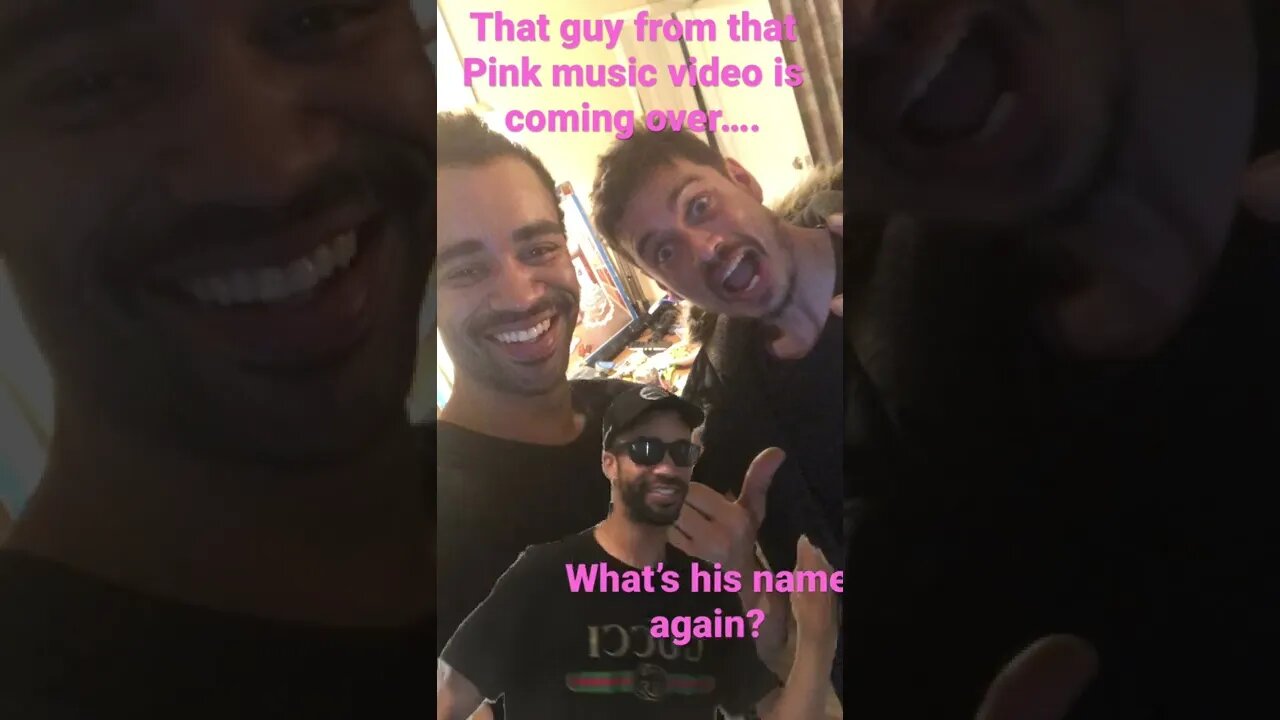 That guy from the Pink music video is coming over again: We own a pretend company that is us acting!