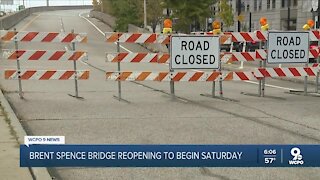 Brent Spence Bridge reopening starts Saturday