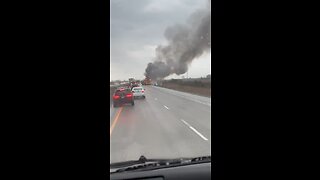 Highway 401 Fire
