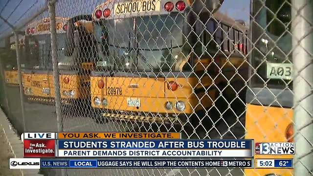 Parent claims students stranded after bus no-show