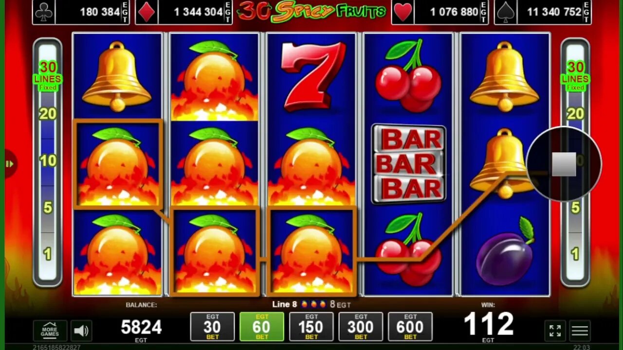 30 Spicy Fruits EGT