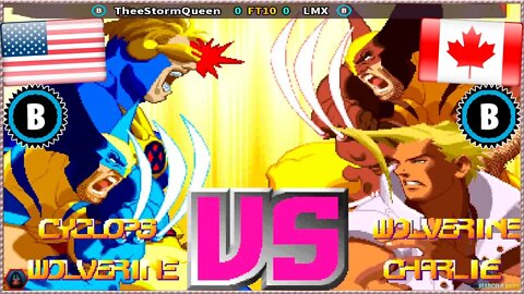 X-Men vs. Street Fighter (TheeStormQueen Vs. LMX) [U.S.A. Vs. Canada]