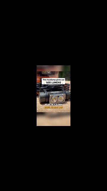 1600 LUMENS | H35 Headlamp | Nicron #shorts