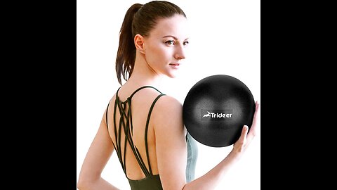 9 Inch Exercise Ball, Yoga Ball，Pilates Ball, Stability Ball,Improves Balance,Core Training an...