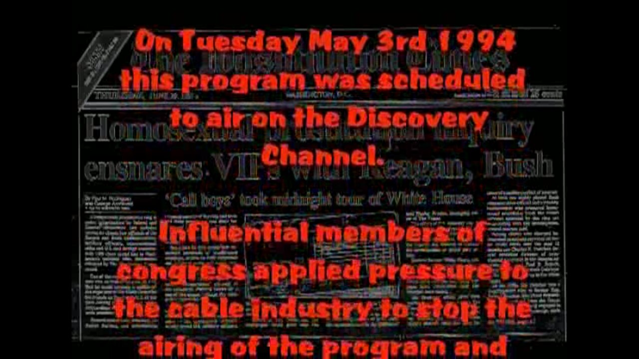 Conspiracy of Silence - Banned Discovery Channel Documentary