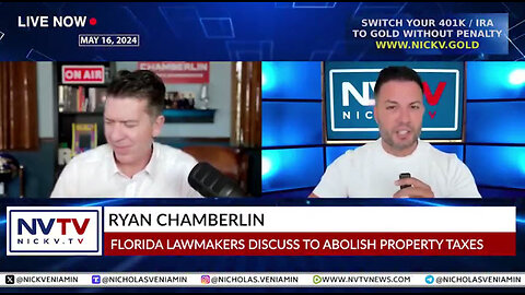 Ryan Chamberlin Discusses Florida Lawmakers To Abolish Property Tax with Nicholas Veniamin