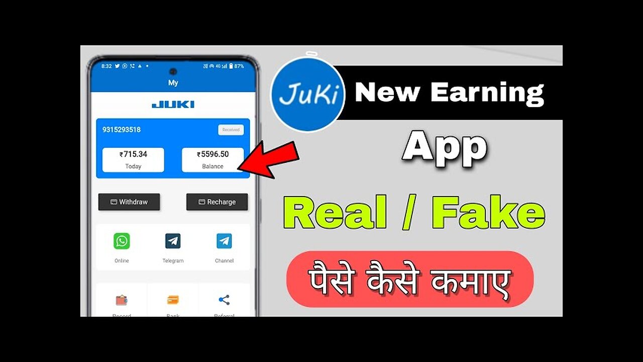 Juki Earning App Today | Juki App Se Paise Kaise Kamaye | Juki App Real Or Fake | Juki New Earning