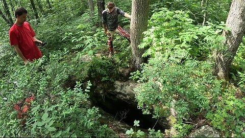 Stadium Sized Cave Just Below Our Feet In The Woods