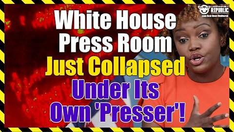 White House Press Room Just Collapsed Under Its Own ‘Presser’!