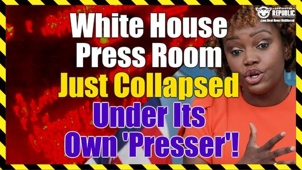 White House Press Room Just Collapsed Under Its Own ‘Presser’!