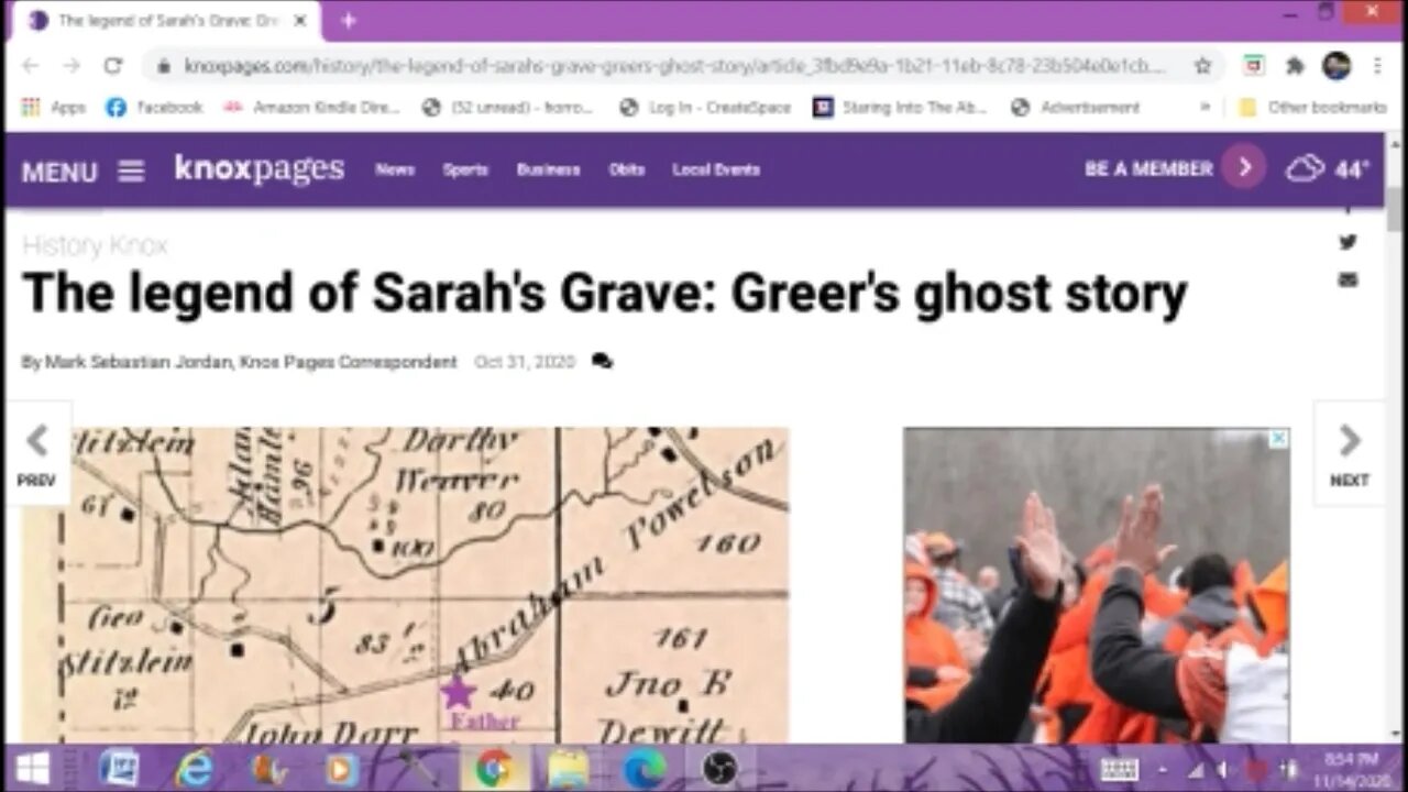 The Legend Of Sarah's Grave Paranormal News