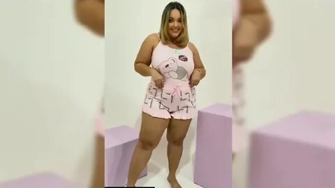 🛑 BABY DOLL PIJAMA PLUS SIZE SUPER CONFORTÁVEL