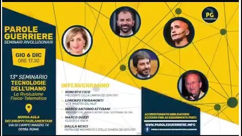 TRANSUMANESIMO PER UNA RAZZA SUPERIORE: seminario al Senato (6 dic. 2018)