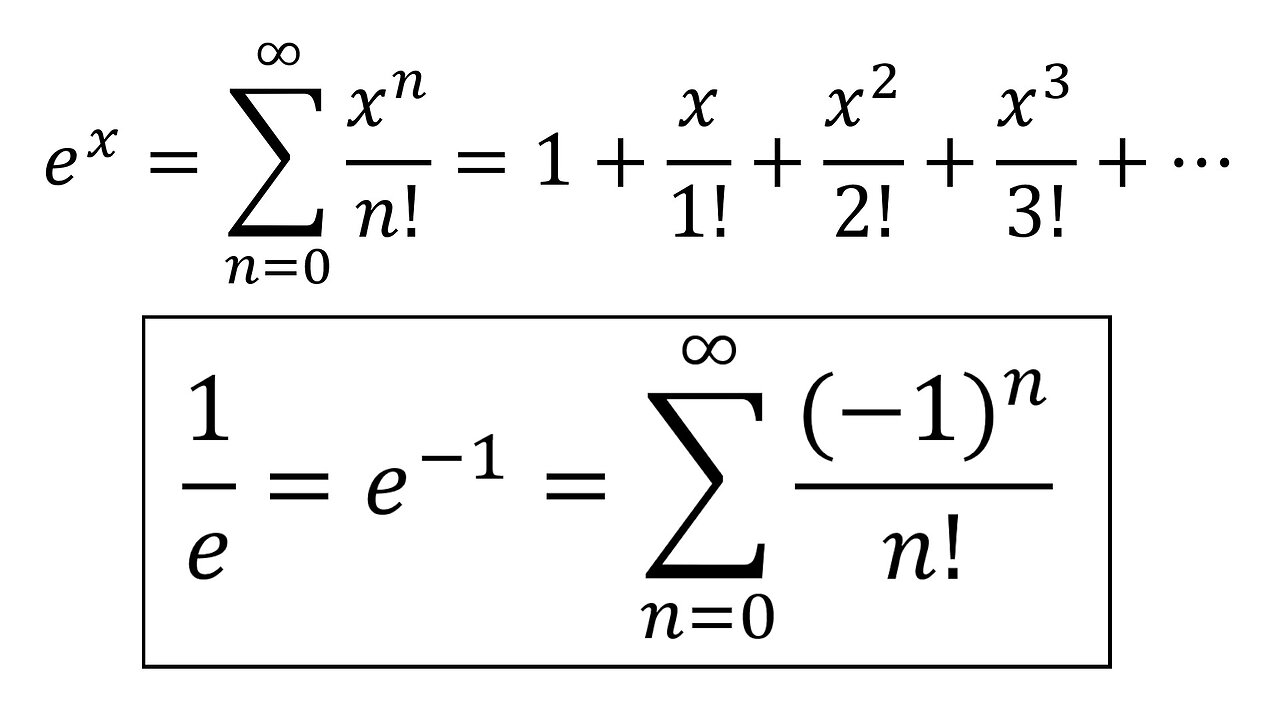 True-False Quiz Question 10: Maclaurin Power Series for 1/e