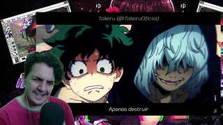 Rap do Shigaraki (Boku no Hero) - O NOVO SÍMBOLO DO MEDO | Takeru [Prod. 808 Ander] [ REACT ]